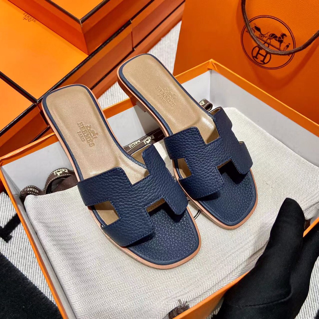 에르메스 올수공 오란 슬리퍼 샌들 토고 36